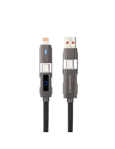 Cable USB-C a Lightning 1 m Nanocable 10.01.2501