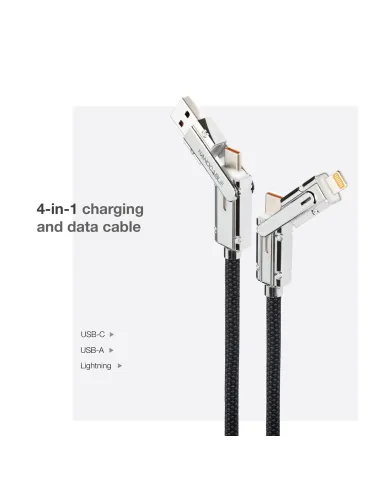 Cable Lightning Nanocable 10.01.2602 de 2 m USB-C/USB-A 27 W