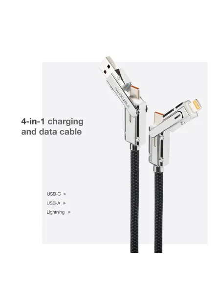 Cable Lightning Nanocable 10.01.2602 de 2 m USB-C/USB-A 27 W
