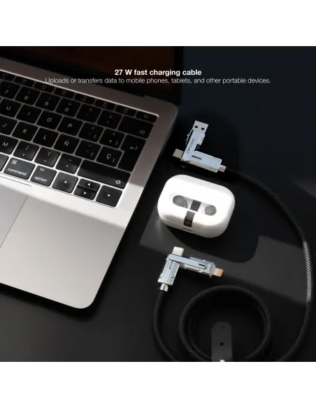 Cable Lightning Nanocable 10.01.2602 de 2 m USB-C/USB-A 27 W