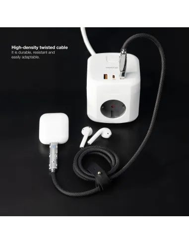 Cable Lightning Nanocable 10.01.2602 de 2 m USB-C/USB-A 27 W