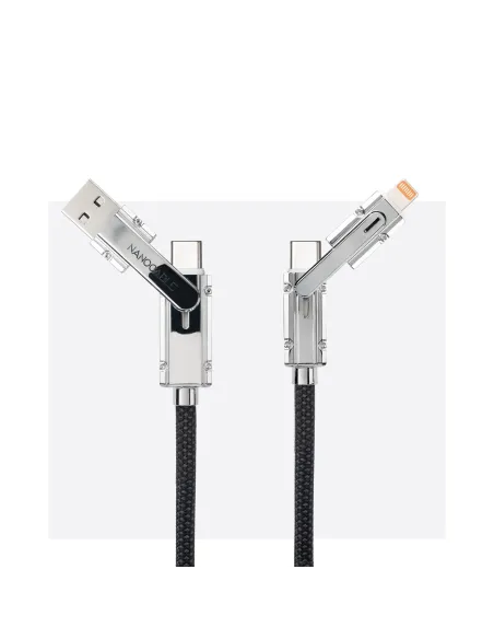 Cable Lightning Nanocable 10.01.2602 de 2 m USB-C/USB-A 27 W