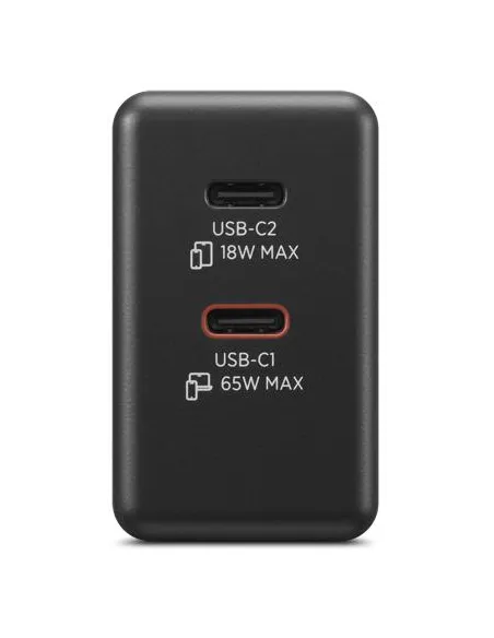 Cargador Lenovo Dual USB?C 65W GaN Negro