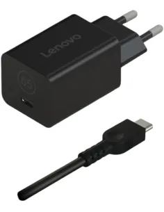 Lenovo 40AWGN65EU Cargador GaN Nano 65W de Alta eficiencia cable 1,8 m USB-C-AATCAT0532