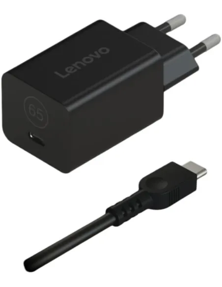 Lenovo 40AWGN65EU Cargador GaN Nano 65W de Alta eficiencia cable 1,8 m USB-C