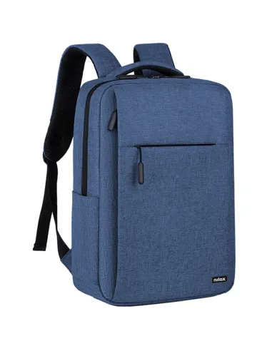 Nilox NXBK034 Mochila para Portátiles Profesional 15.6 Pulgadas Azul