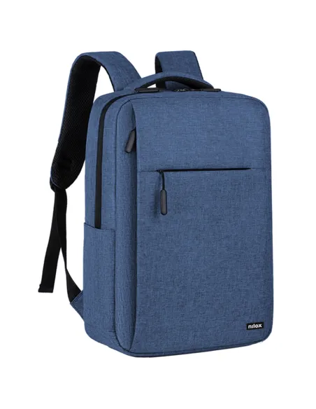 Nilox NXBK034 Mochila para Portátiles Profesional 15.6 Pulgadas Azul
