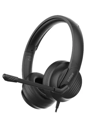 Nilox NXAUCENC01 Auriculares con Micrófono ENC con USB-C a USB-A