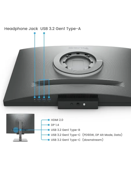 Monitor BenQ RD280UG 28,2" 3:2 4K+ 120 Hz con USB-C