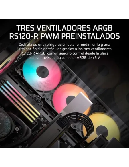 Torre Corsair 3500X RS-R ARGB Negro