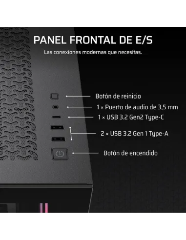 Torre Corsair 3500X RS-R ARGB Negro