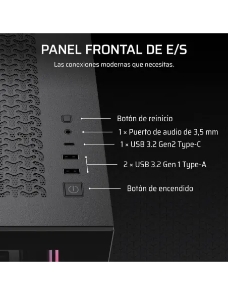 Torre Corsair 3500X RS-R ARGB Negro