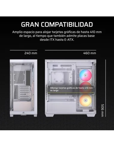 Torre Corsair 3500X RS-R ARGB Blanca