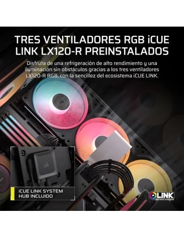 Torre Corsair 3500X LX-R RGB iCUE LINK Negro