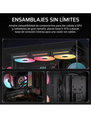 Torre Corsair 3500X LX-R RGB iCUE LINK Negro