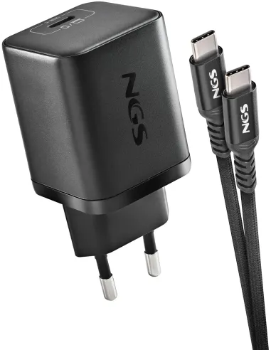 Cargador USB-C GaN 65W NGS BUD 65W-AS PD/PPS