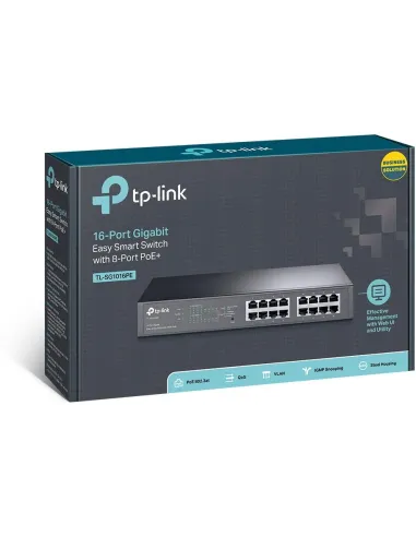 Switch Gestionado TP-Link TL-SG1016PE V2 de 16 puertos