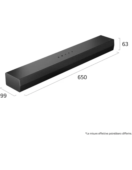 Barra de Sonido 2.0 LG S20A de 50 W con HDMI ARC