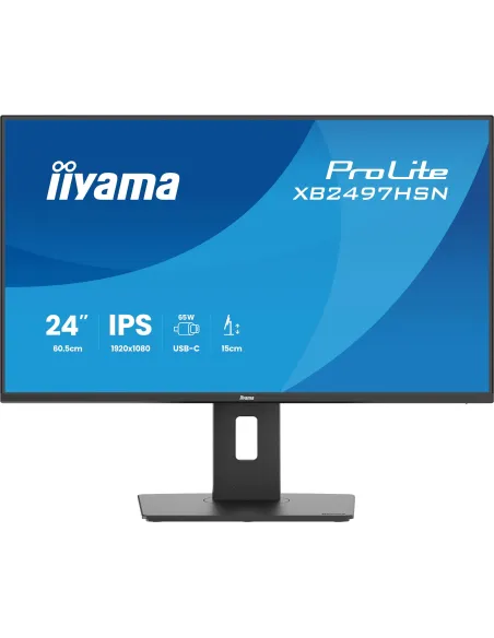 Monitor-dock USB-C Iiyama ProLite XB2497HSN-B1