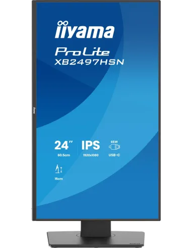 Monitor-dock USB-C Iiyama ProLite XB2497HSN-B1