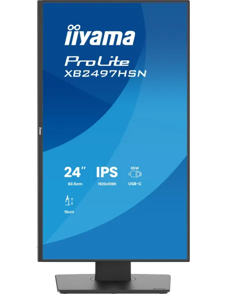 Monitor-dock USB-C Iiyama ProLite XB2497HSN-B1