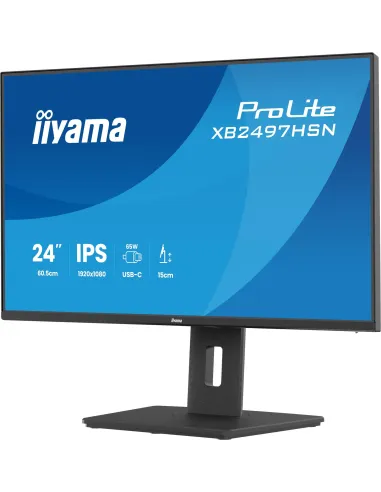 Monitor-dock USB-C Iiyama ProLite XB2497HSN-B1