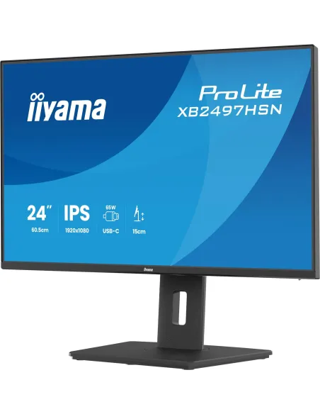 Monitor-dock USB-C Iiyama ProLite XB2497HSN-B1