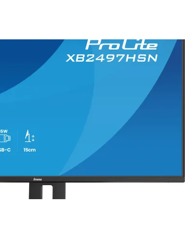Monitor-dock USB-C Iiyama ProLite XB2497HSN-B1