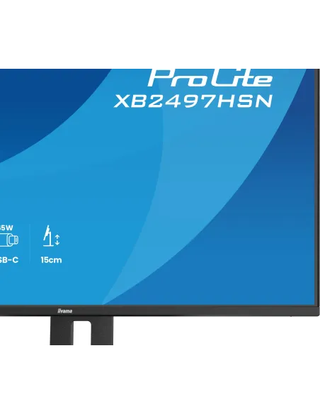 Monitor-dock USB-C Iiyama ProLite XB2497HSN-B1