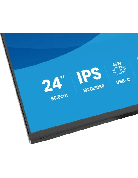 Monitor-dock USB-C Iiyama ProLite XB2497HSN-B1