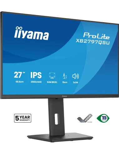 Monitor iiyama ProLite XB2797QSU-B1 27" QHD IPS