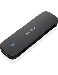 AISENS ASM2-024B Aluminio Negro USB 3.2 Gen2 Plug and Play-CAJA59147