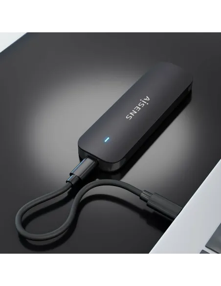 Caja externa NVMe AISENS ASM2-024B USB-C 10 Gbps