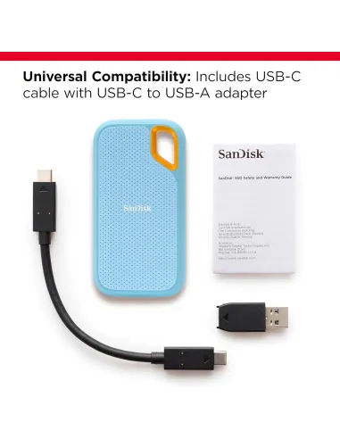 Disco Duro SSD Externo SanDisk Extreme Portable 4 TB e IP65
