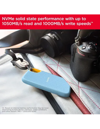 Disco Duro SSD Externo SanDisk Extreme Portable 4 TB e IP65