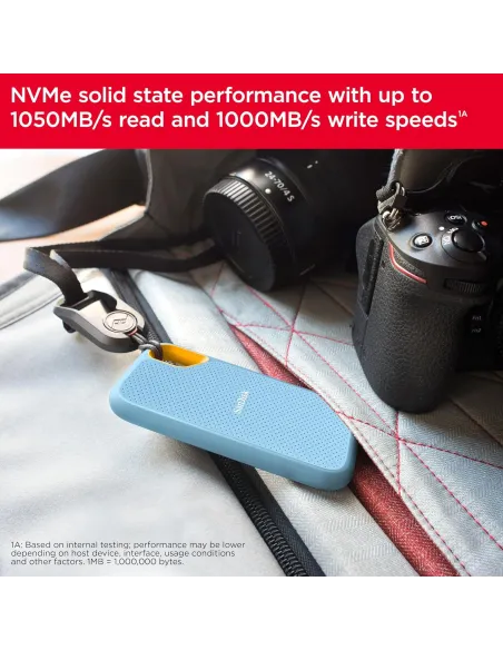 Disco Duro SSD Externo SanDisk Extreme Portable 4 TB e IP65