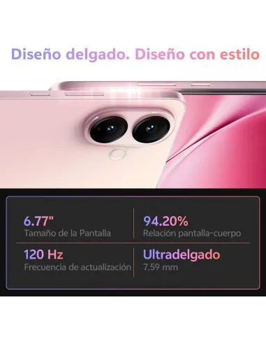 Smartphone Vivo V60 Lite 5G 8GB/256GB Rosa AMOLED 120 Hz