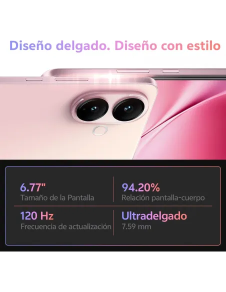 Smartphone Vivo V60 Lite 5G 8GB/256GB Rosa AMOLED 120 Hz