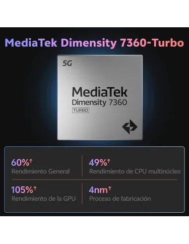 Smartphone Vivo V60 Lite 5G 8GB/256GB Rosa AMOLED 120 Hz