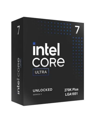 Intel Core Ultra 7 270K Plus 24 Núcleos 3.7 GHz Frecuencia Base 5.5 GHz Frecuencia Turbo Gráficos Integrados
