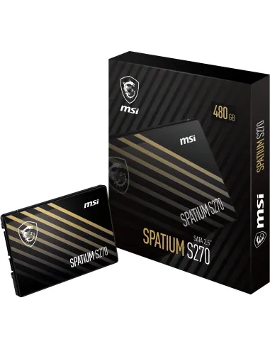Disco Duro SSD SATA 2,5" MSI SPATIUM S270 480GB 250TBW