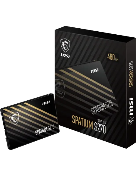 Disco Duro SSD SATA 2,5" MSI SPATIUM S270 480GB 250TBW