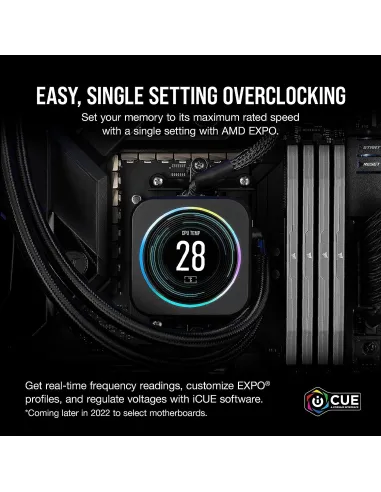 Corsair Vengeance DDR5 6000MHz 32GB (2x16GB) CL36 Memoria Dual AMD EXPO e Intel XMP Gris