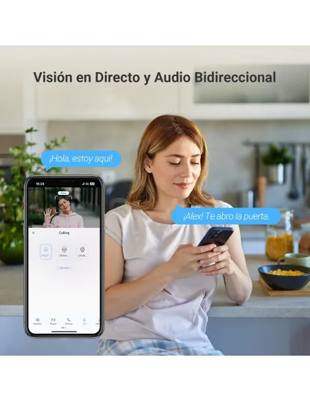 Mirilla digital EZVIZ EP4 Golden 4K con pantalla Táctil