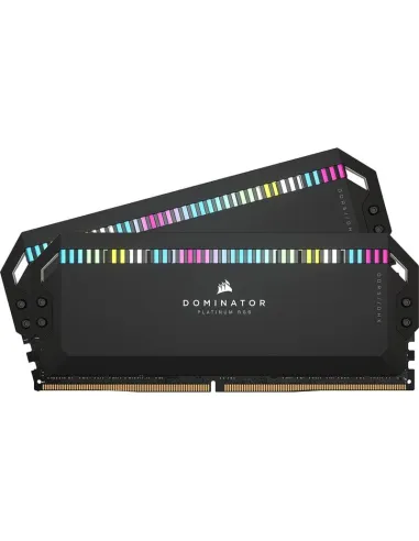 Corsair Dominator Platinum RGB DDR5 64GB (2x32GB) 6400MT/s CL32 Negro (CMT64GX5M2B6400C32)