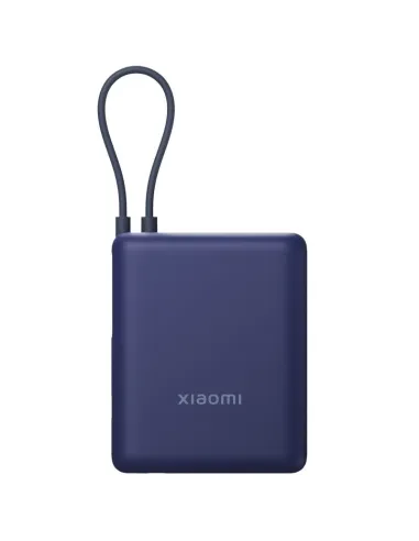 Xiaomi 33W Power Bank 10000mAh Azul con Cable Integrado USB-C