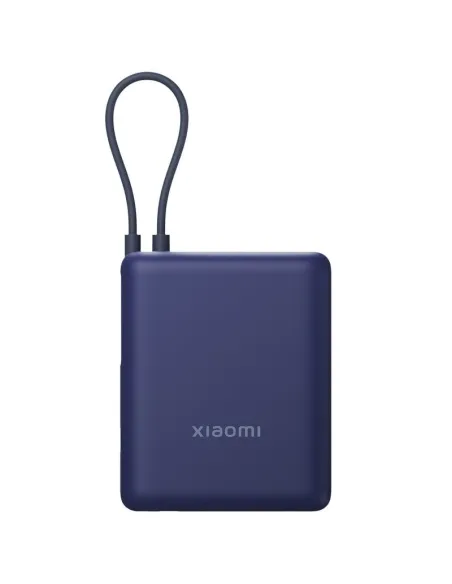 Xiaomi 33W Power Bank 10000mAh Azul con Cable Integrado USB-C