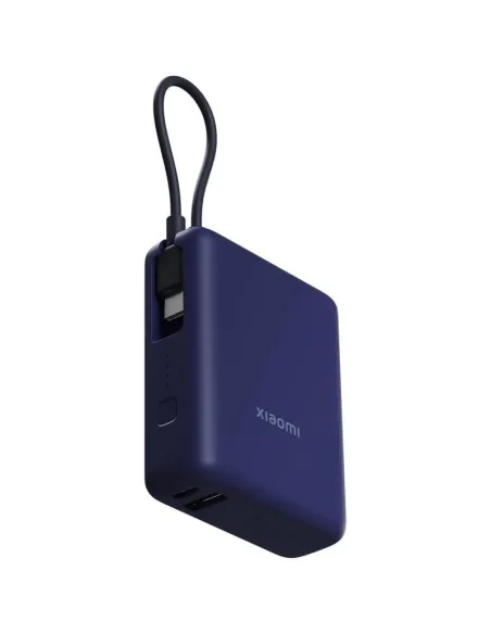 Xiaomi 33W Power Bank 10000mAh azul con cable integrado