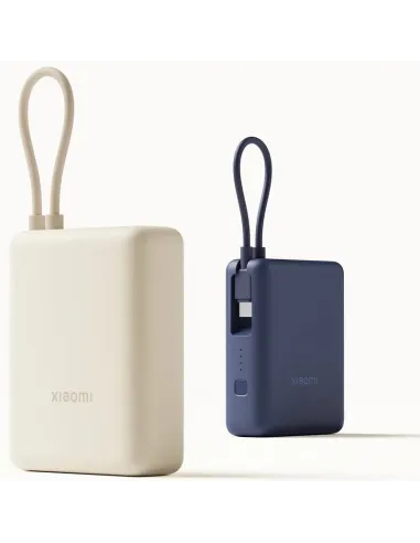 Xiaomi 33W Power Bank 10000mAh azul con cable integrado