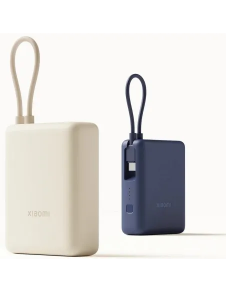 Xiaomi 33W Power Bank 10000mAh azul con cable integrado